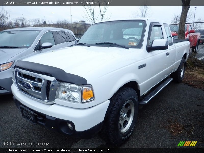Oxford White / Medium Dark Flint 2010 Ford Ranger XLT SuperCab 4x4
