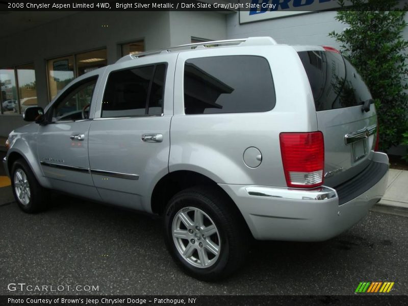 Bright Silver Metallic / Dark Slate Gray/Light Slate Gray 2008 Chrysler Aspen Limited 4WD