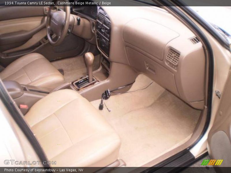 Cashmere Beige Metallic / Beige 1994 Toyota Camry LE Sedan
