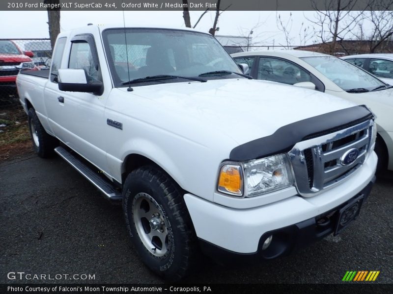Oxford White / Medium Dark Flint 2010 Ford Ranger XLT SuperCab 4x4