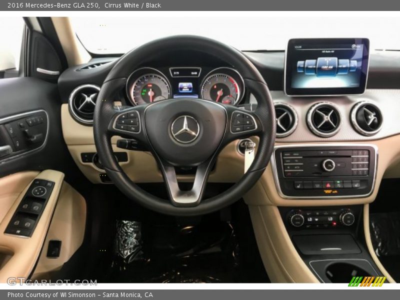 Cirrus White / Black 2016 Mercedes-Benz GLA 250
