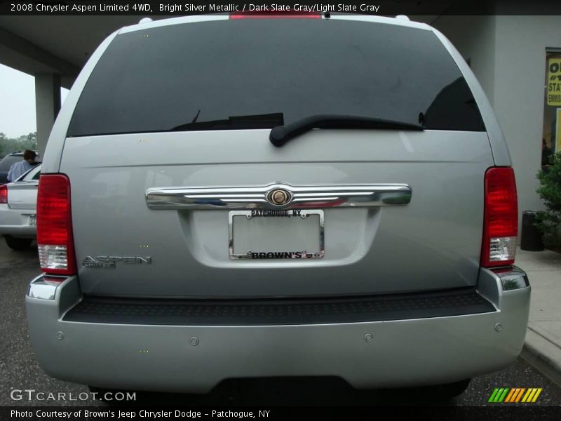 Bright Silver Metallic / Dark Slate Gray/Light Slate Gray 2008 Chrysler Aspen Limited 4WD