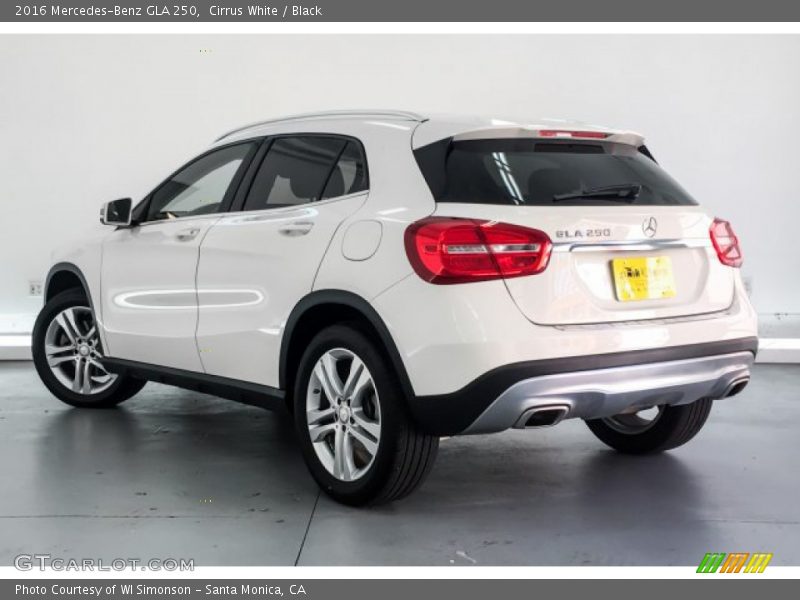 Cirrus White / Black 2016 Mercedes-Benz GLA 250