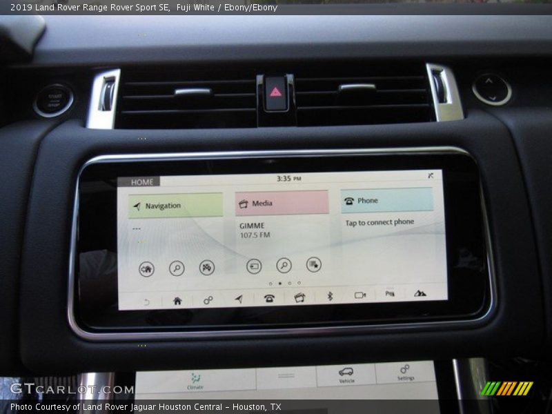 Fuji White / Ebony/Ebony 2019 Land Rover Range Rover Sport SE