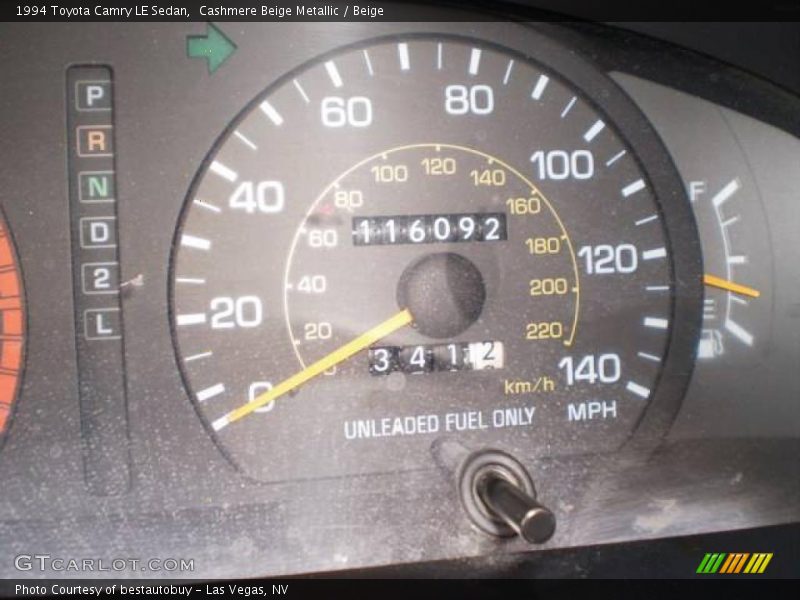 Cashmere Beige Metallic / Beige 1994 Toyota Camry LE Sedan