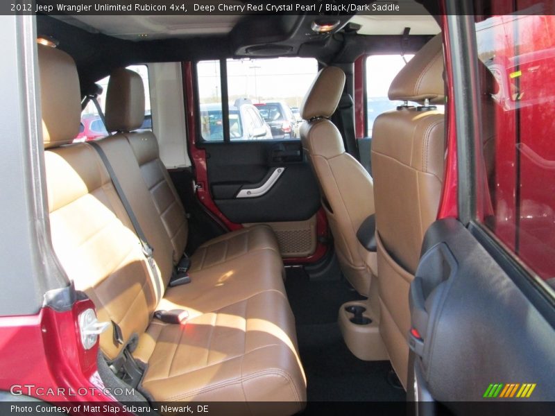 Deep Cherry Red Crystal Pearl / Black/Dark Saddle 2012 Jeep Wrangler Unlimited Rubicon 4x4