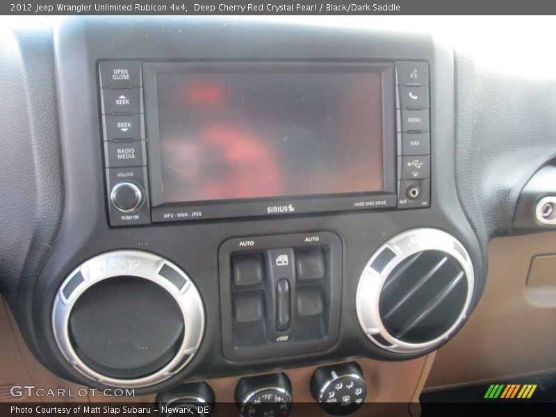 Deep Cherry Red Crystal Pearl / Black/Dark Saddle 2012 Jeep Wrangler Unlimited Rubicon 4x4