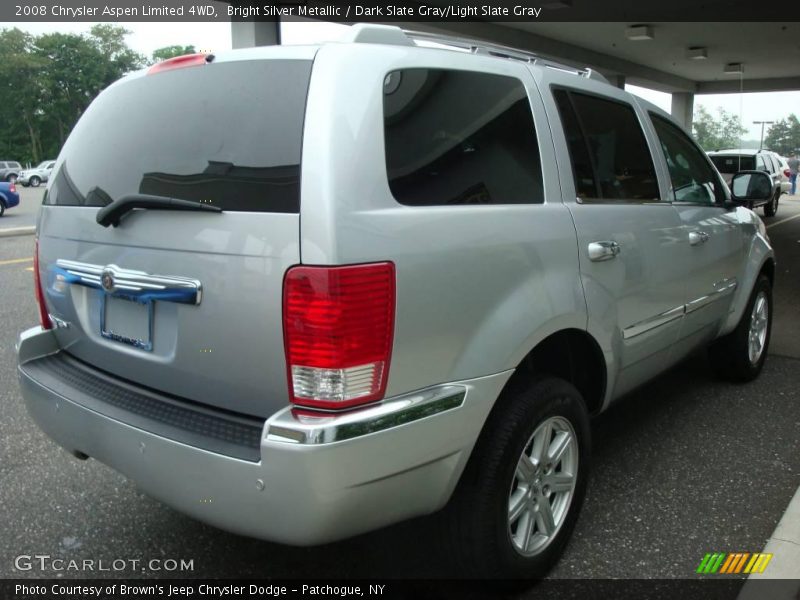 Bright Silver Metallic / Dark Slate Gray/Light Slate Gray 2008 Chrysler Aspen Limited 4WD
