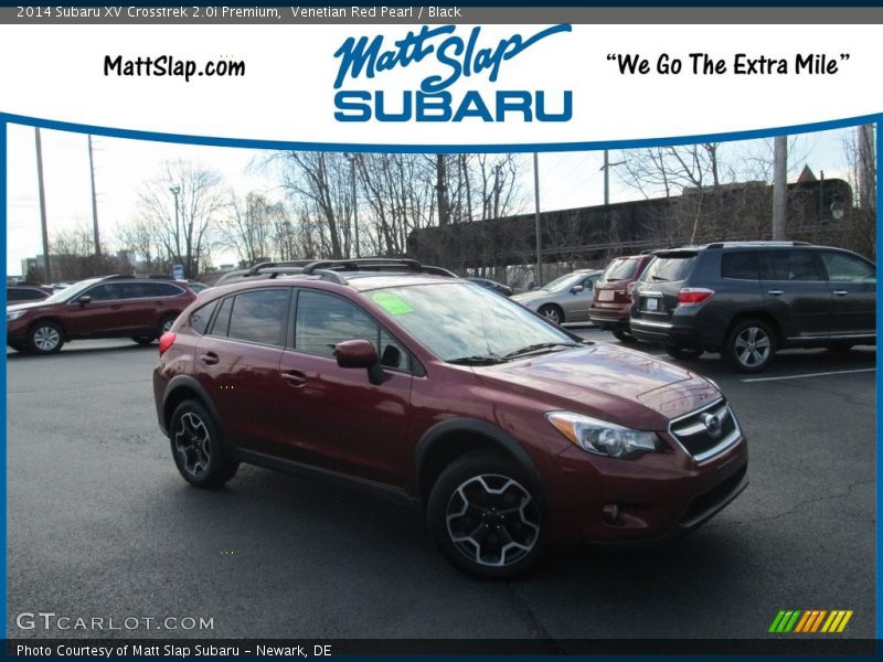 Venetian Red Pearl / Black 2014 Subaru XV Crosstrek 2.0i Premium