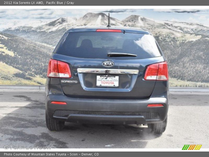 Pacific Blue / Gray 2012 Kia Sorento LX AWD