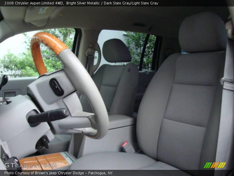 Bright Silver Metallic / Dark Slate Gray/Light Slate Gray 2008 Chrysler Aspen Limited 4WD