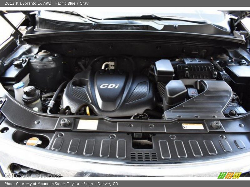 Pacific Blue / Gray 2012 Kia Sorento LX AWD