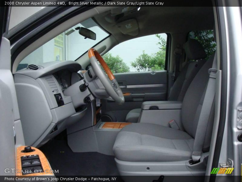 Bright Silver Metallic / Dark Slate Gray/Light Slate Gray 2008 Chrysler Aspen Limited 4WD