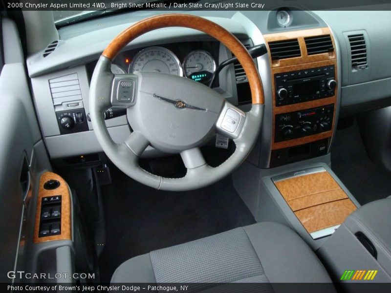 Bright Silver Metallic / Dark Slate Gray/Light Slate Gray 2008 Chrysler Aspen Limited 4WD