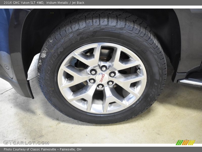 Iridium Metallic / Jet Black 2016 GMC Yukon SLT 4WD