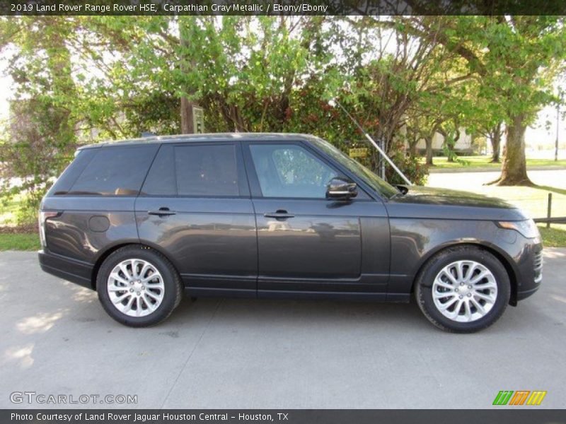 Carpathian Gray Metallic / Ebony/Ebony 2019 Land Rover Range Rover HSE