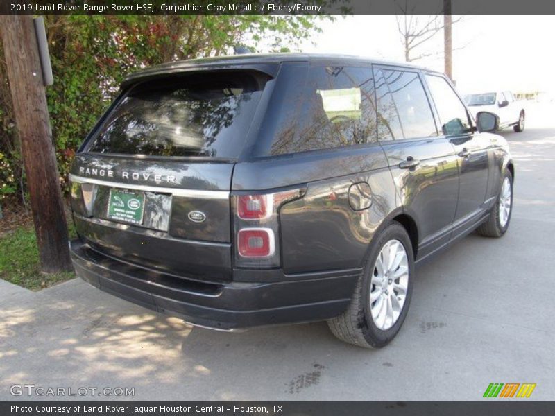 Carpathian Gray Metallic / Ebony/Ebony 2019 Land Rover Range Rover HSE