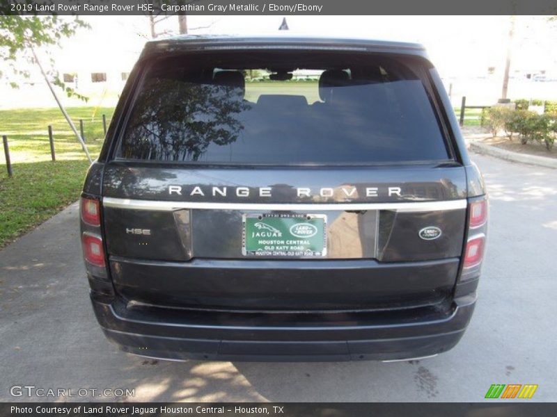 Carpathian Gray Metallic / Ebony/Ebony 2019 Land Rover Range Rover HSE