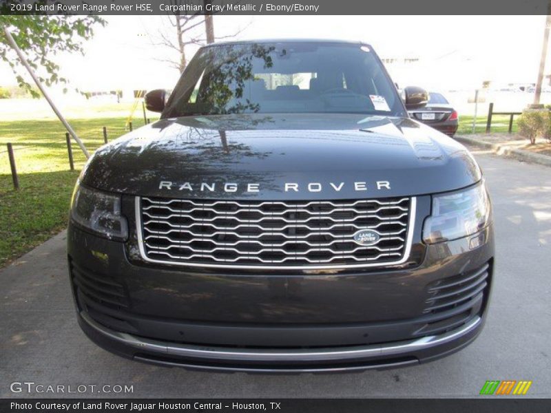 Carpathian Gray Metallic / Ebony/Ebony 2019 Land Rover Range Rover HSE