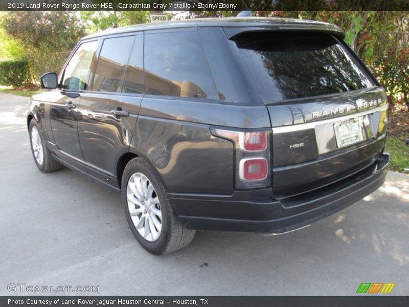 Carpathian Gray Metallic / Ebony/Ebony 2019 Land Rover Range Rover HSE