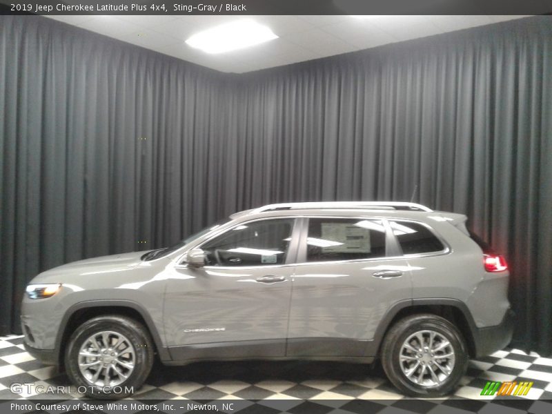 Sting-Gray / Black 2019 Jeep Cherokee Latitude Plus 4x4