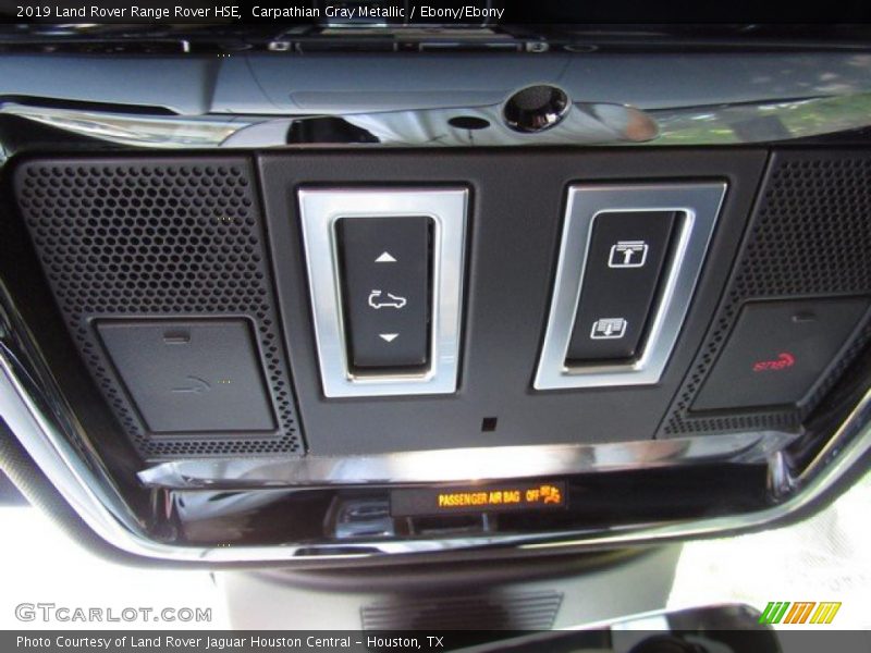 Carpathian Gray Metallic / Ebony/Ebony 2019 Land Rover Range Rover HSE