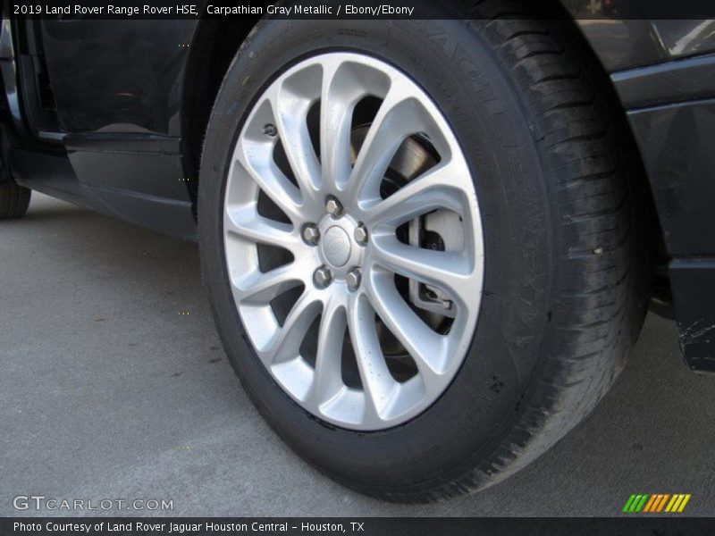 Carpathian Gray Metallic / Ebony/Ebony 2019 Land Rover Range Rover HSE