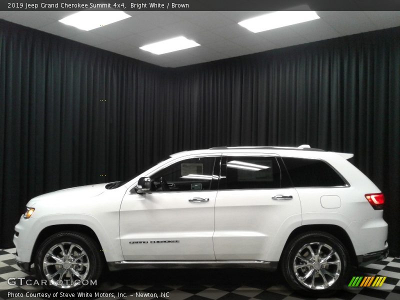 Bright White / Brown 2019 Jeep Grand Cherokee Summit 4x4