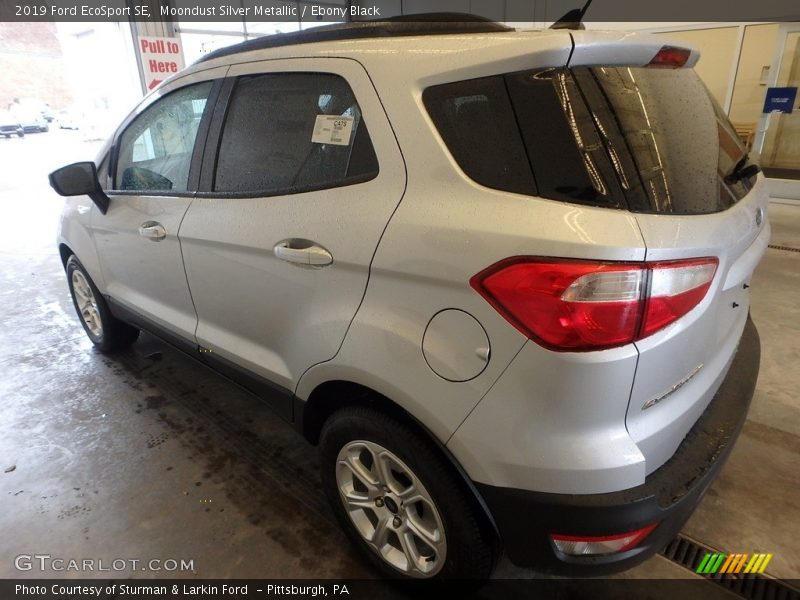 Moondust Silver Metallic / Ebony Black 2019 Ford EcoSport SE