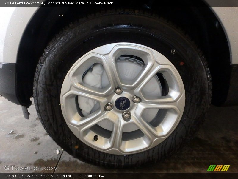 Moondust Silver Metallic / Ebony Black 2019 Ford EcoSport SE