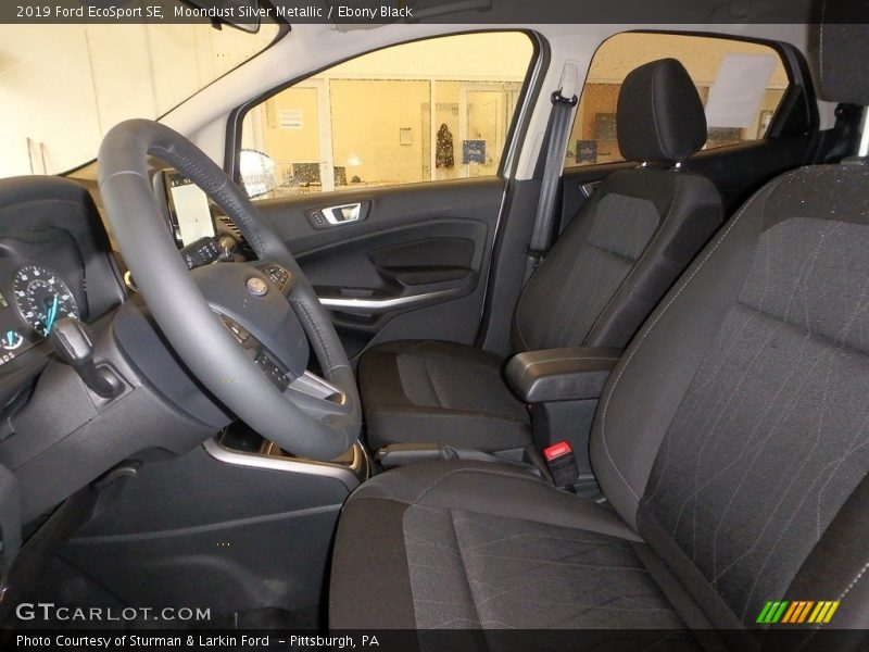 Moondust Silver Metallic / Ebony Black 2019 Ford EcoSport SE