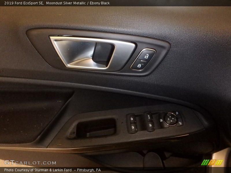 Moondust Silver Metallic / Ebony Black 2019 Ford EcoSport SE