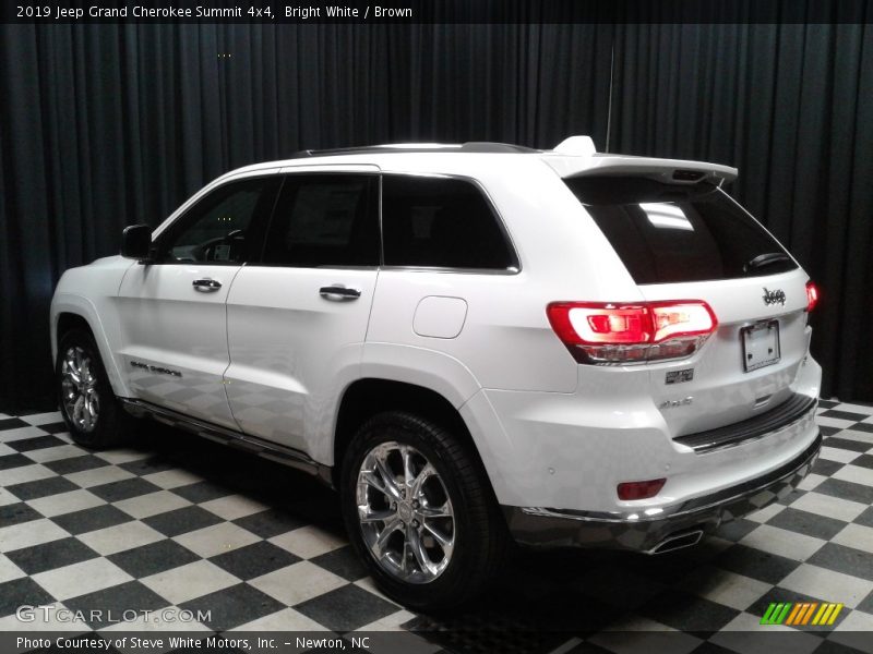 Bright White / Brown 2019 Jeep Grand Cherokee Summit 4x4
