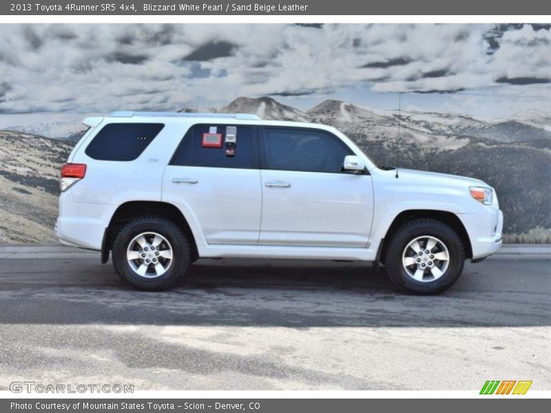 Blizzard White Pearl / Sand Beige Leather 2013 Toyota 4Runner SR5 4x4