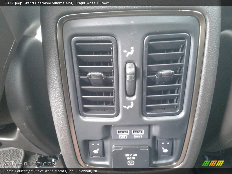 Bright White / Brown 2019 Jeep Grand Cherokee Summit 4x4