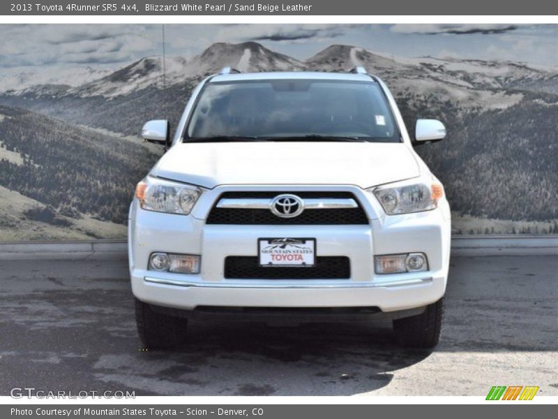 Blizzard White Pearl / Sand Beige Leather 2013 Toyota 4Runner SR5 4x4