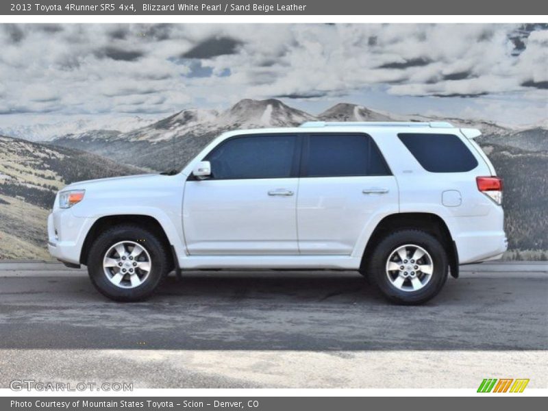 Blizzard White Pearl / Sand Beige Leather 2013 Toyota 4Runner SR5 4x4
