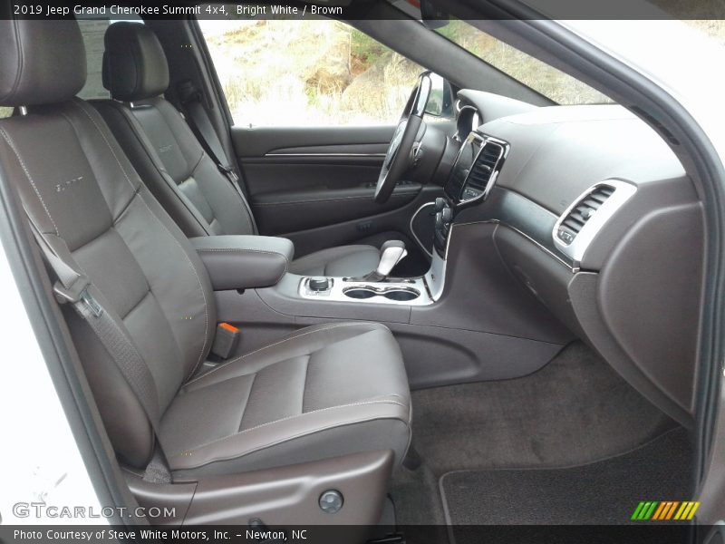 Bright White / Brown 2019 Jeep Grand Cherokee Summit 4x4