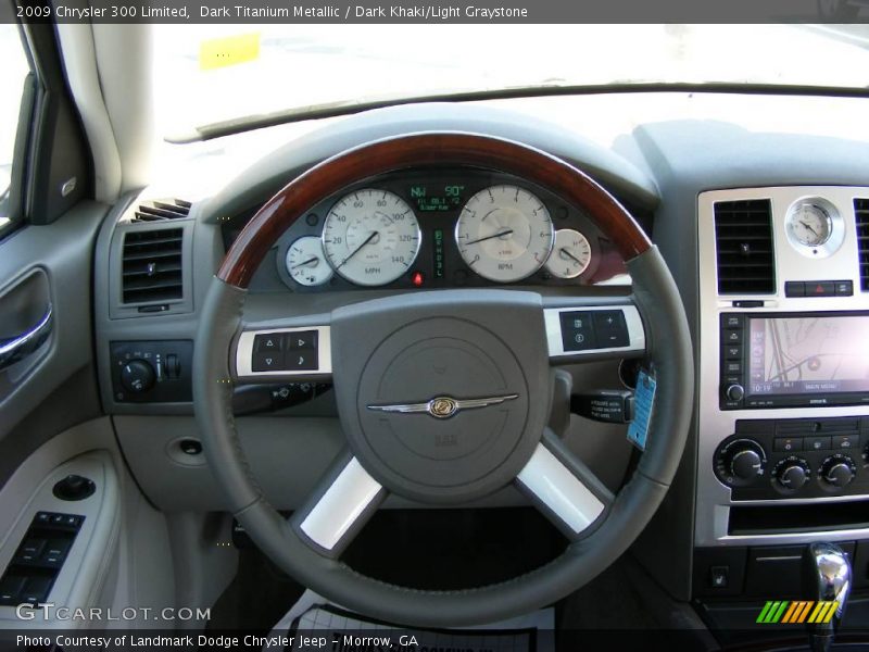 Dark Titanium Metallic / Dark Khaki/Light Graystone 2009 Chrysler 300 Limited