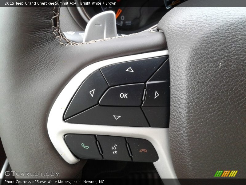 Bright White / Brown 2019 Jeep Grand Cherokee Summit 4x4