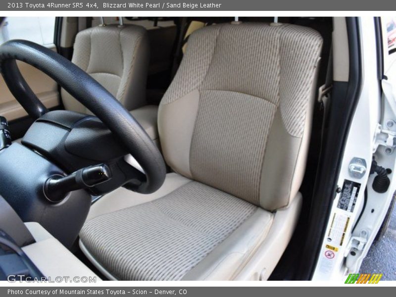 Blizzard White Pearl / Sand Beige Leather 2013 Toyota 4Runner SR5 4x4
