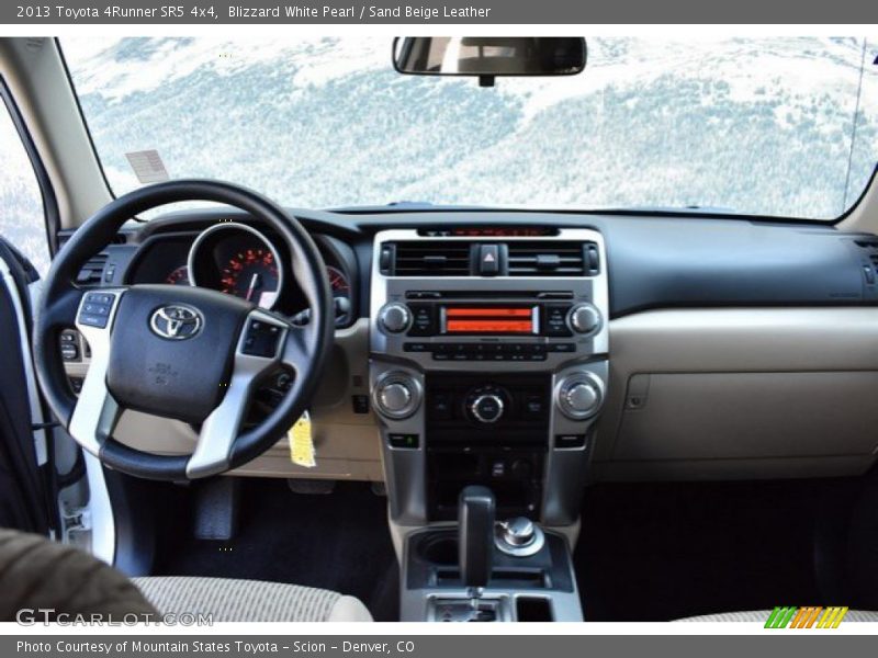 Blizzard White Pearl / Sand Beige Leather 2013 Toyota 4Runner SR5 4x4
