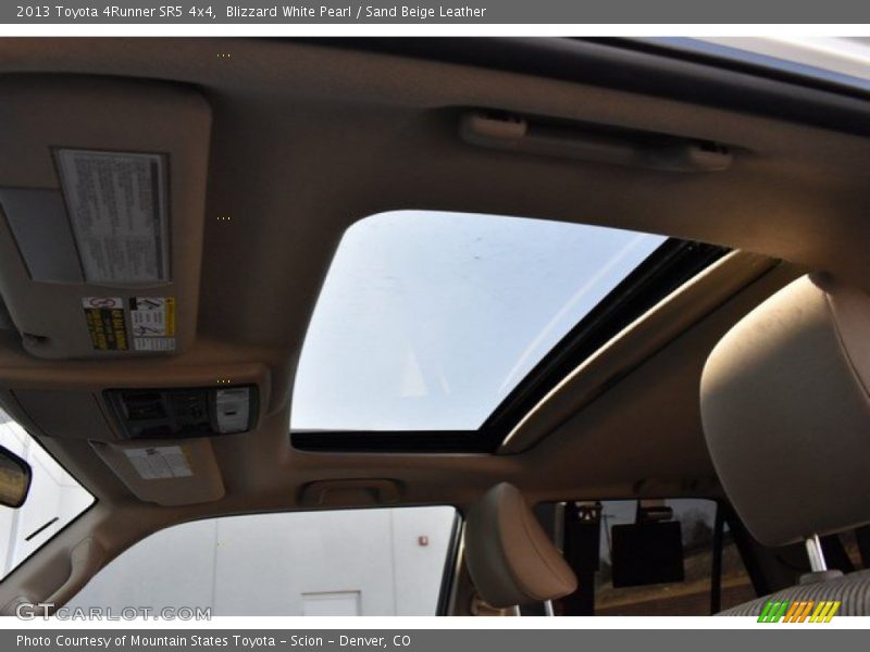 Blizzard White Pearl / Sand Beige Leather 2013 Toyota 4Runner SR5 4x4