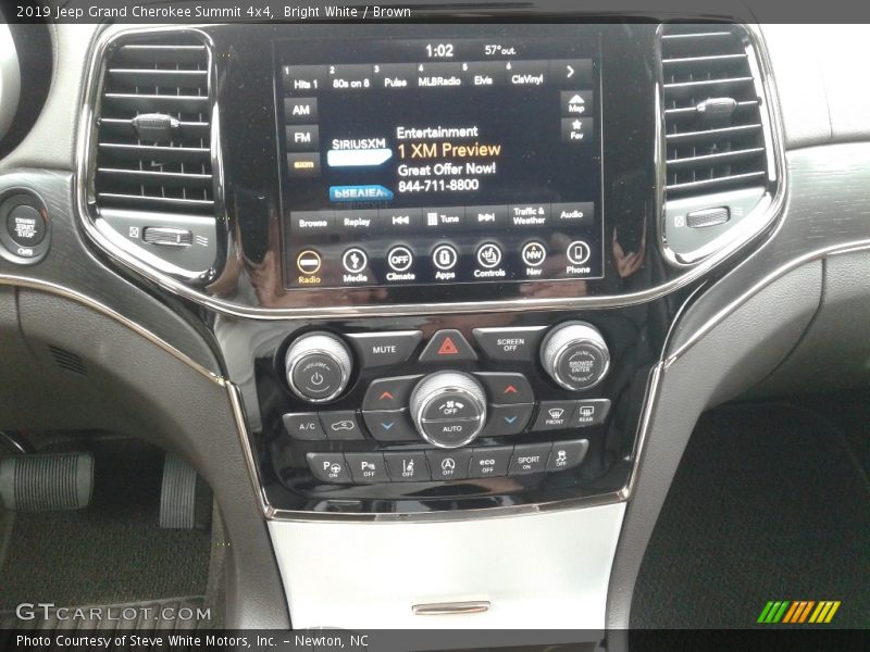 Bright White / Brown 2019 Jeep Grand Cherokee Summit 4x4