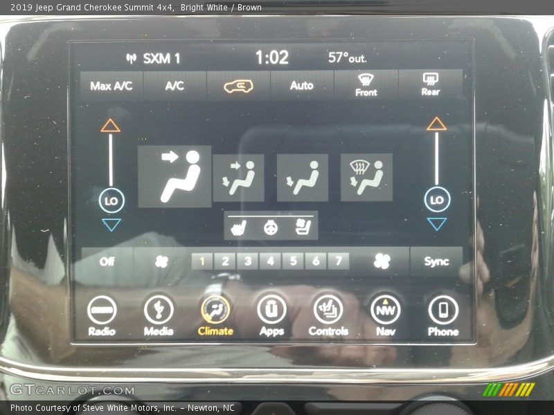 Bright White / Brown 2019 Jeep Grand Cherokee Summit 4x4