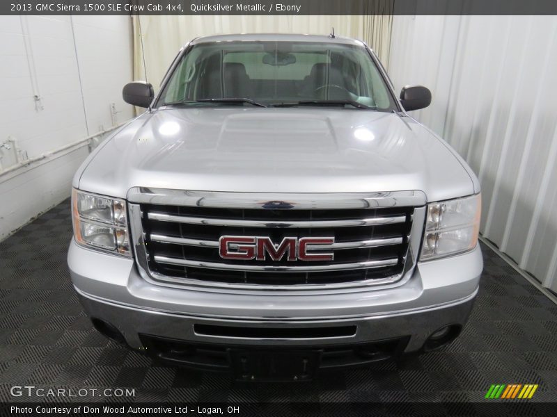 Quicksilver Metallic / Ebony 2013 GMC Sierra 1500 SLE Crew Cab 4x4