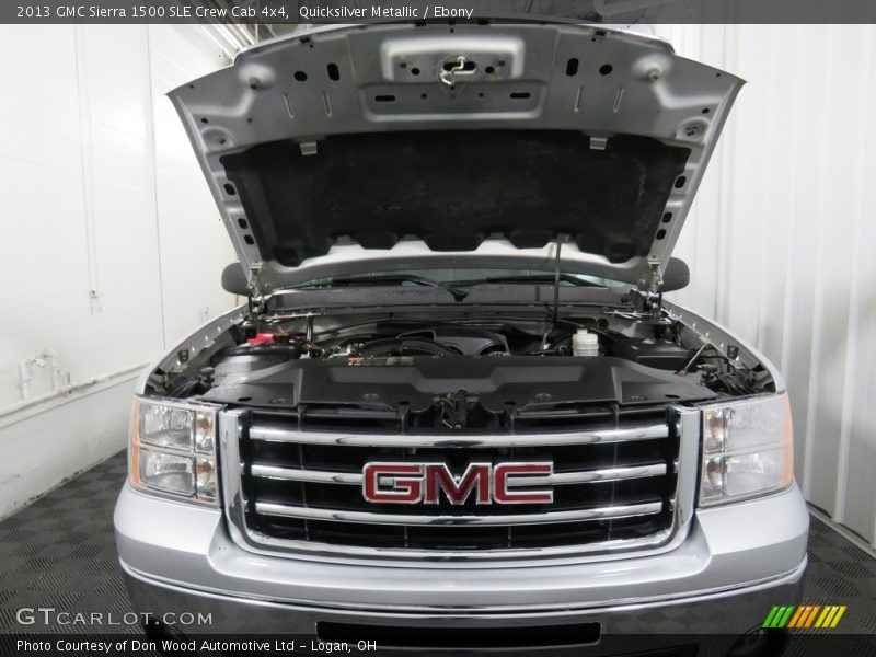 Quicksilver Metallic / Ebony 2013 GMC Sierra 1500 SLE Crew Cab 4x4