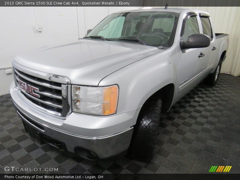 Quicksilver Metallic / Ebony 2013 GMC Sierra 1500 SLE Crew Cab 4x4