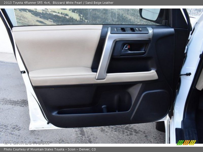 Blizzard White Pearl / Sand Beige Leather 2013 Toyota 4Runner SR5 4x4