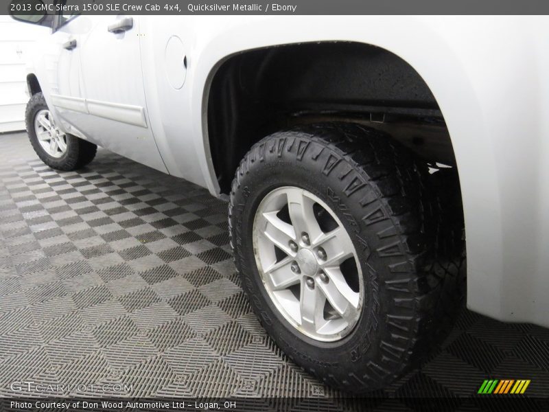 Quicksilver Metallic / Ebony 2013 GMC Sierra 1500 SLE Crew Cab 4x4